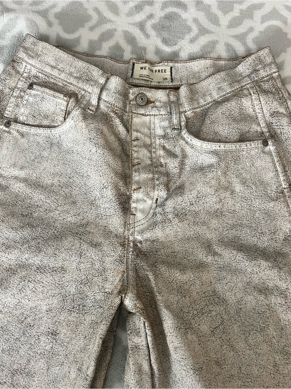 We The Free Good Luck Coated Barrel Jeans - Picture 9 of 9